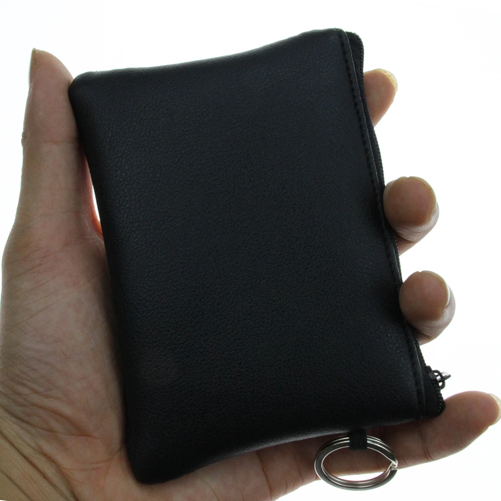 Мини сумка для мужчин и женщин однотонная из искусственной кожи маленький