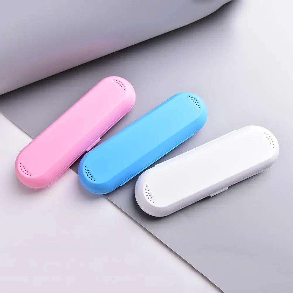 

Useful 1PC Portable Toothbrush Holder Bathroom Accessories Electric Toothbrush Case Holder Travel Storage Box