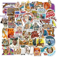 50pcs american documentary tiger king waterproof pvc stationery sticker luggage laptop graffiti skateboard children toy sticker