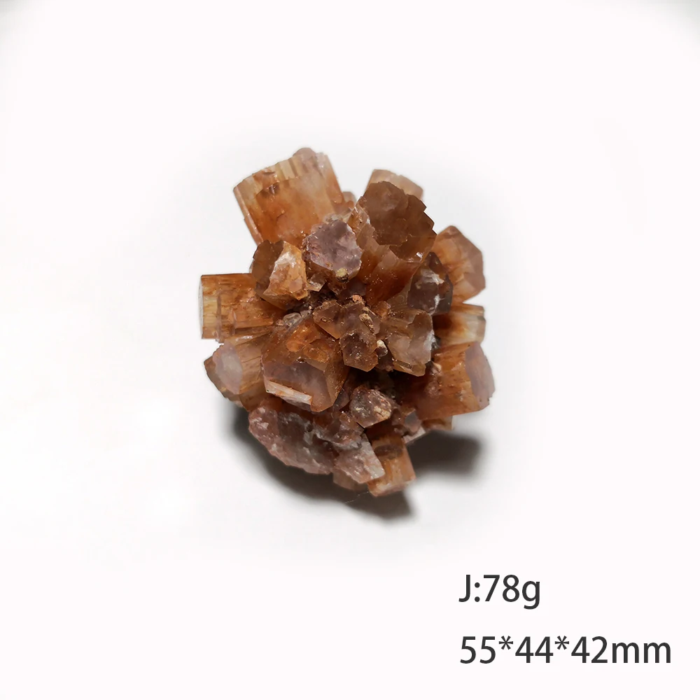 C4-4N натуральный оранжевый арагонит кварцевый кристалл минералы образец камня