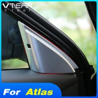 vtear door interior mouldings triangle cover abs door speaker decoration accessories for geely atlas emgrand nl 3 proton x70