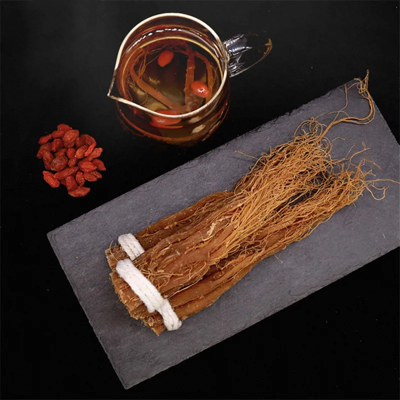 

Red Korean Ginseng - Whole Root Pieces - Red Panax Roots