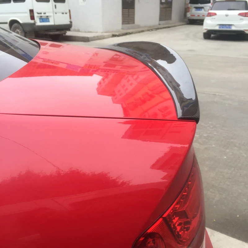 Декорированный спойлер для Audi A4 B8 B8.5 4 Двери Седан 2009 2012 2016 HK стиль высокое