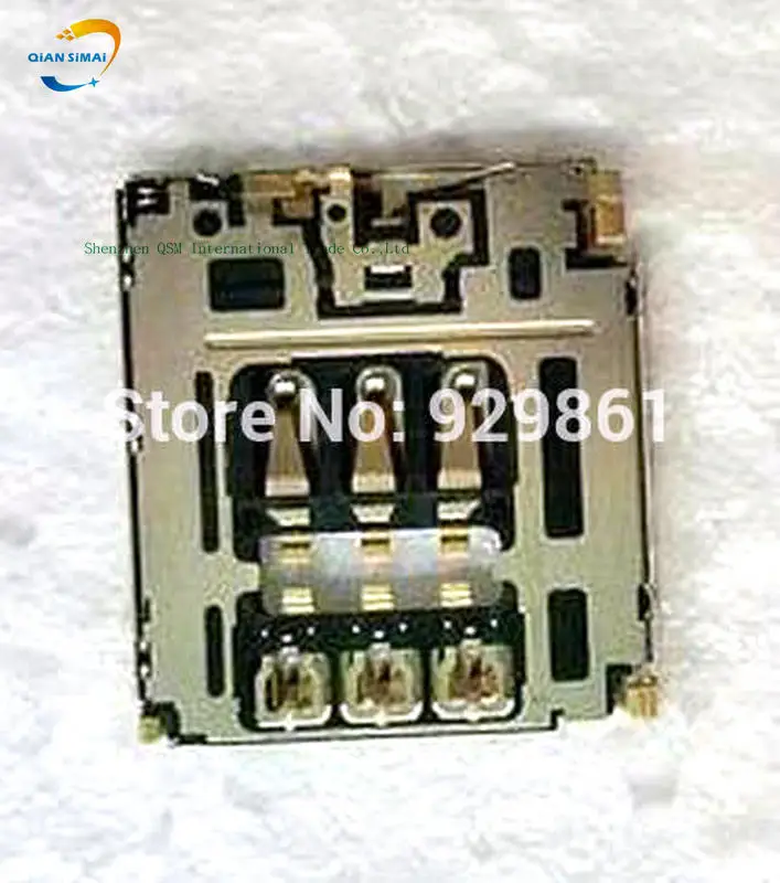 

New original SIM card reader socket Slot holder connector for Sony Xperia M2 S50H D2303 D2305 D2306 Moible phone