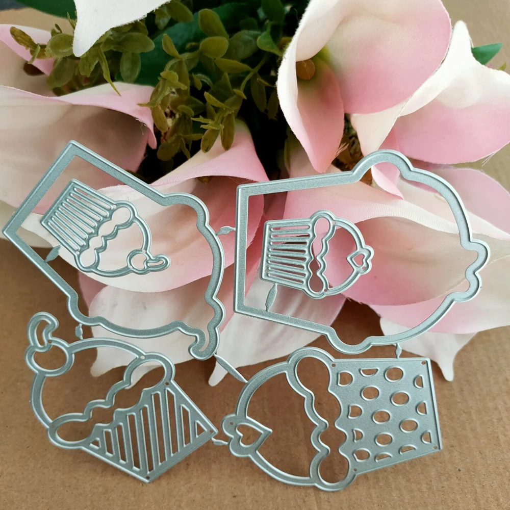 Металлическая штамповка в форме сердца для резки торта цветов голубого цвета