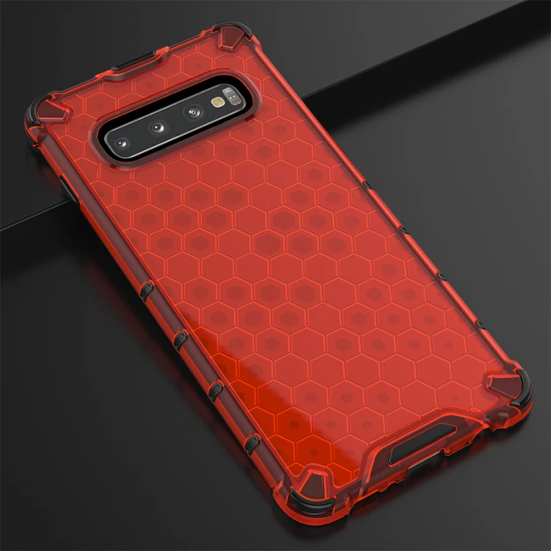 Двухслойный Гибридный чехол с подушкой безопасности для samsung Galaxy S10 Plus S10E