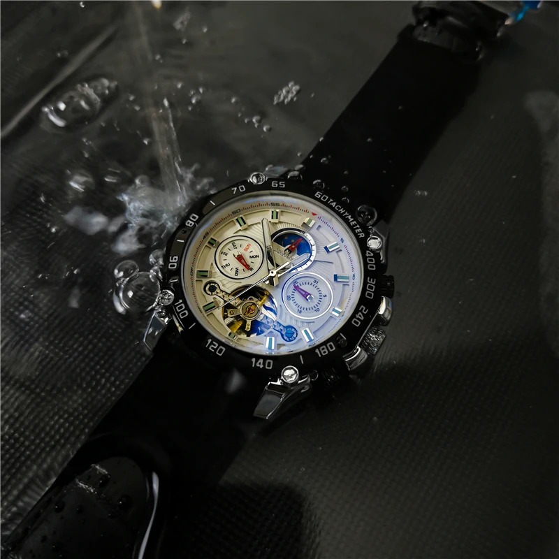 Business Watch Men Luxury Fashion Brand Relogio Masculino Calendar Week Waterproof Multifunctional Clock Montre Homme 2021 NEW | Наручные