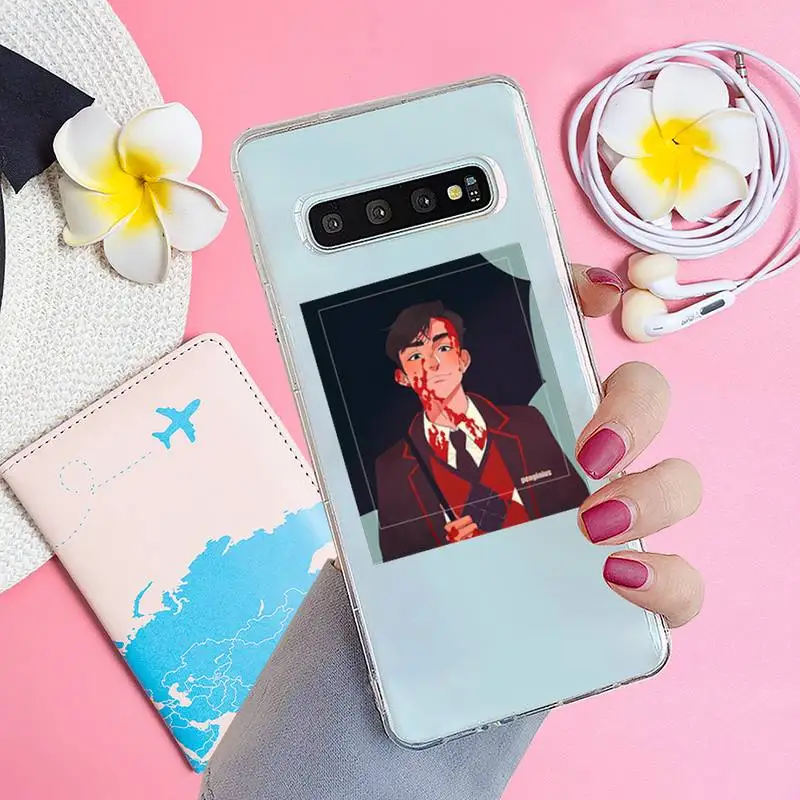 

The Umbrella Academy Cartoons five Phone Case Transparent for samsung A 21s 50 71 S 8 9 20 20fe note 10 20 ultra plus