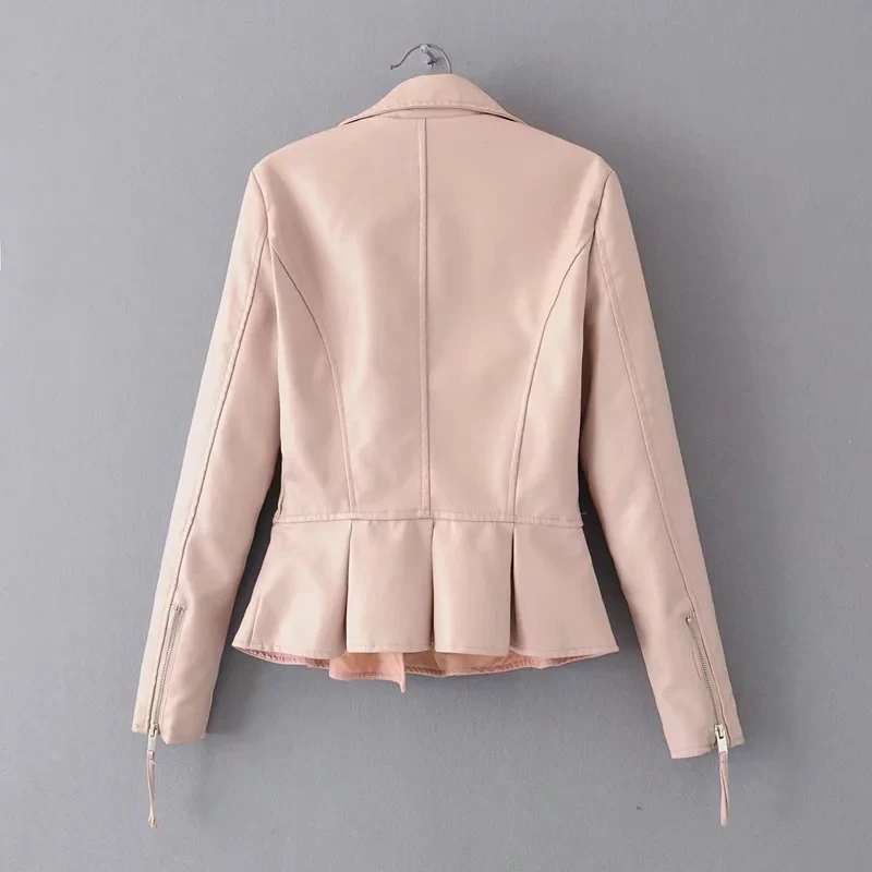 Спринт зимняя куртка из искусственной кожи pu Женская Зимняя Красная черная