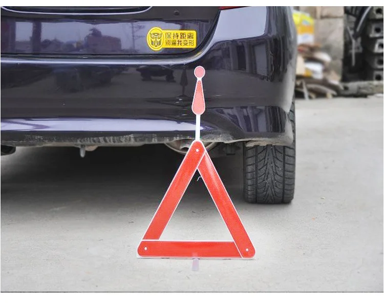 Предупреждение ющий знак светоотражающий треугольник складной автомобильный