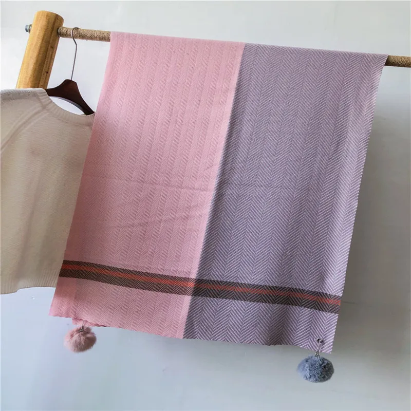 Модный тренд осени и зимы 2019 простой теплый женский шарф платок новый