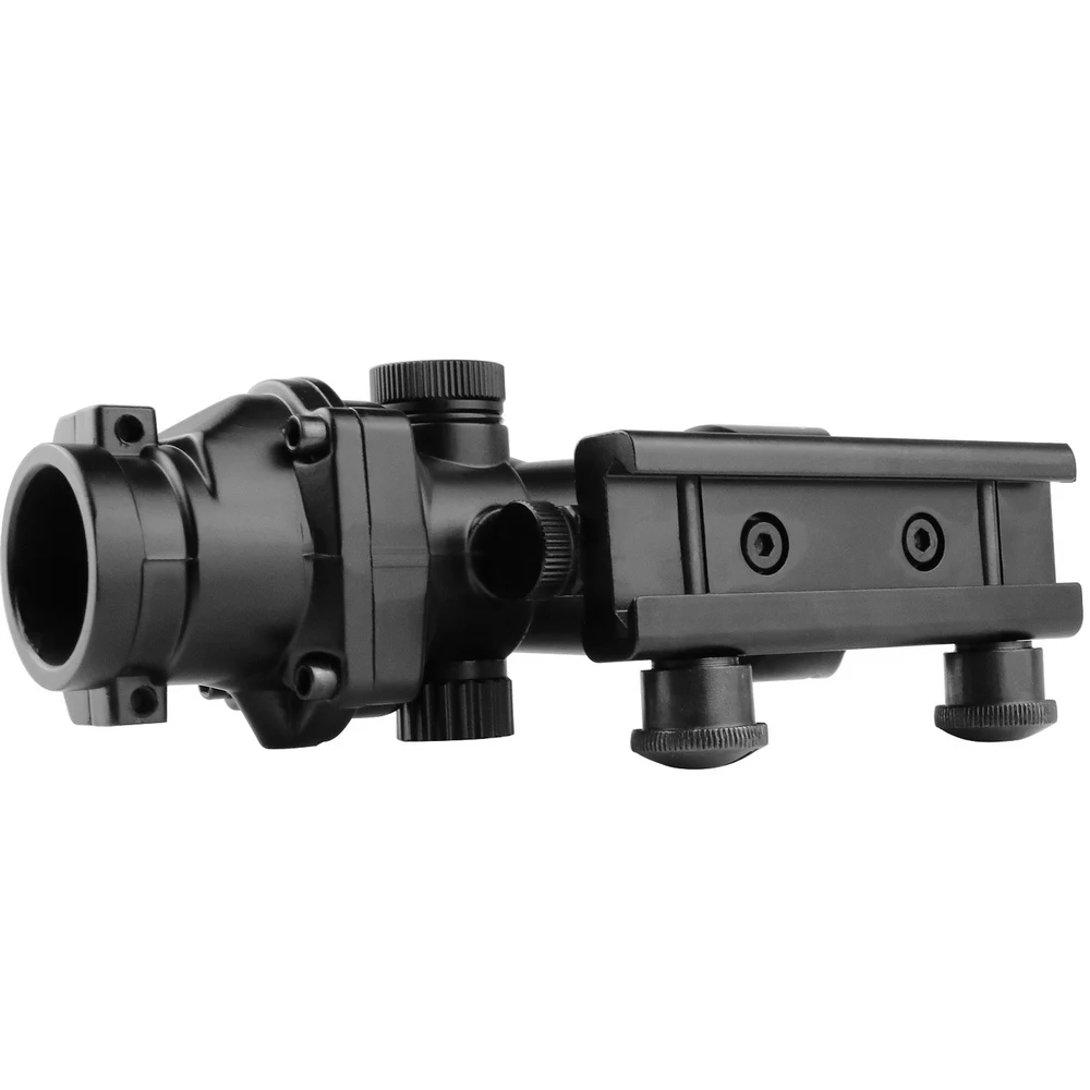 Тактический прицел с плотной точкой и красным лазером комбинированный зеленый