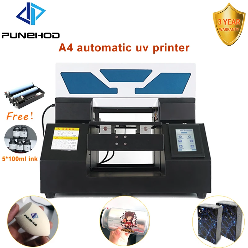 A4 Размеры УФ планшетный принтер для ПВХ карты металлический деревянная ручка