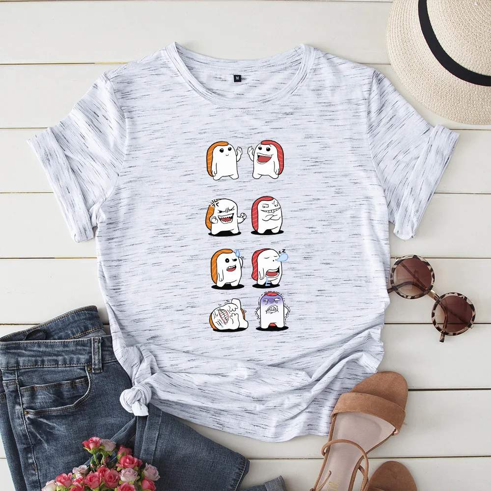 2019 летняя новая футболка женская Повседневная Удобная с коротким рукавом