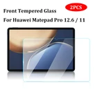 Закаленное стекло для Huawei Matepad Pro 11, 12,6, 10,8, 10,4, 2021, защитная пленка для экрана планшета, Mate Pad T8, Honor V7 Pro, 2 шт.