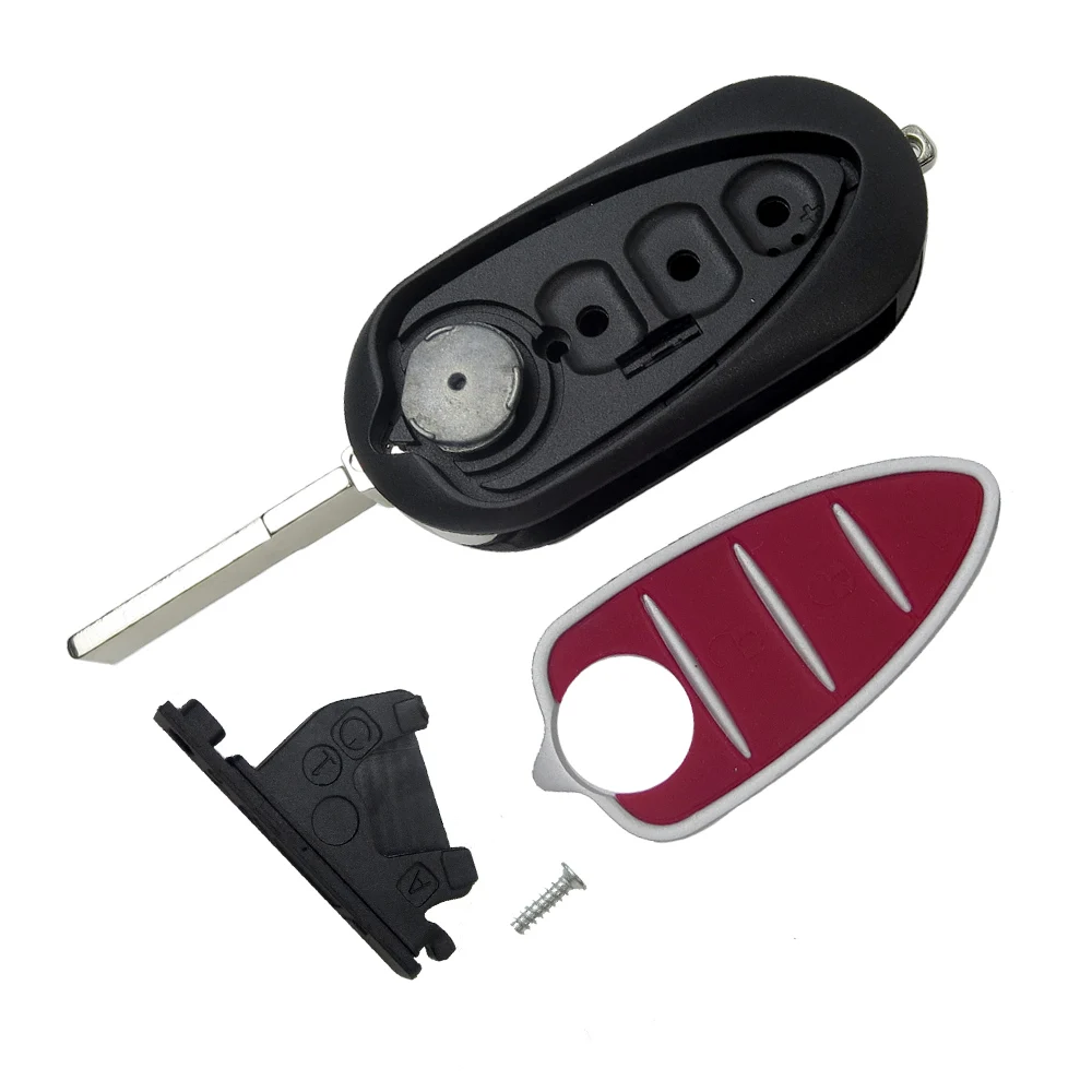OkeyTech 3 кнопочный Складной флип-чехол для Alfa Romeo Mito Giulietta 159 GTA запасной чехол