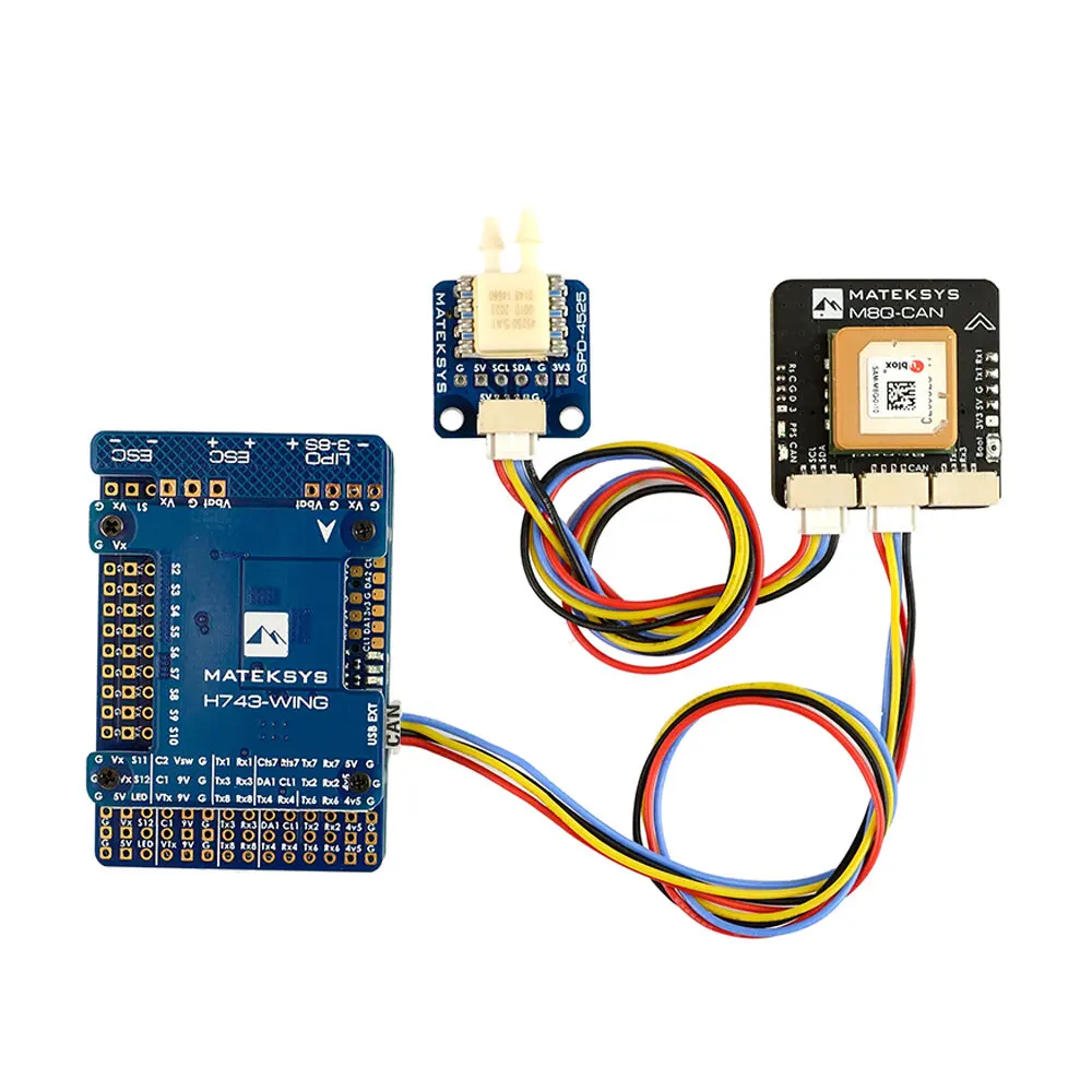 

Matek Systems GPS M8Q-CAN UAVCAN GPS Module support COMPASS Galileo for RC Drone FPV Racing Multirotor