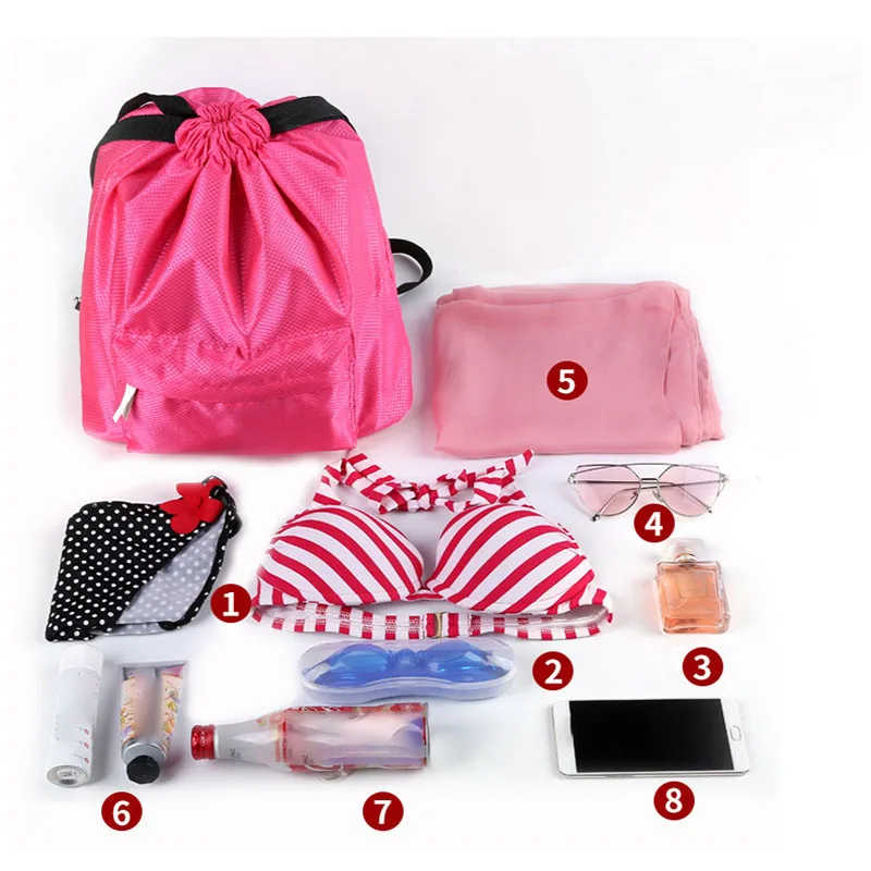 

Large Capacity Wet Dry Seperation Bag Outdoor Waterproof Sport Floating Camping Work Out Backpack Swimming Dry Bags