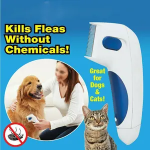 Electronic Flea Comb for Pet Dogs & Cats Kills & Stuns Fleas Kill Lice Cleaner Electric Head Comb