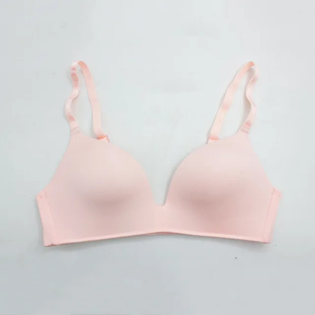 Light Pink OranriTing, базовое сексуальное женское нижнее белье, бесшовный бюстгальтер, удобный для сна, дышащий, тонкий, мягкий, чашечки B, нижнее белье - Цвет: Light Pink