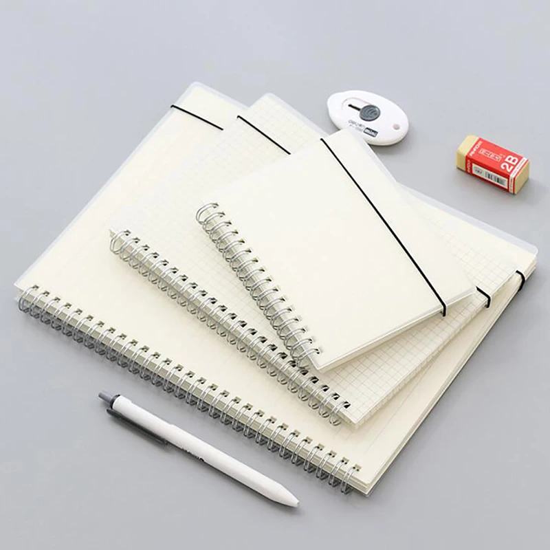 

Spiral Book Notebook Coil by-Do Lined DOT Blank Grid Sketchbook Diary Journal Paper School Supplies Stationery Shop