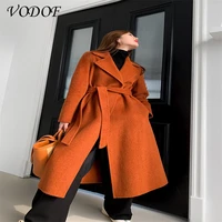 2021 new women long sleeve woolen coats fashion ladies thick plaid coat female streetwear girls oversize jacket chic