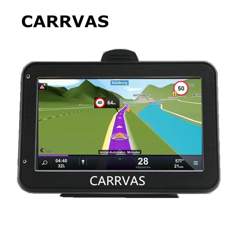 CARRVAS 4 3 дюймов Автомобильный gps навигатор 128 М DDR 800 МГц cpu Встроенный Гб с Россия