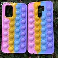 for redmi 10 case silicone soft back cover for xiaomi redmi 9 9a 9c 9t relieve stress fidget toys push pop bubble phone case