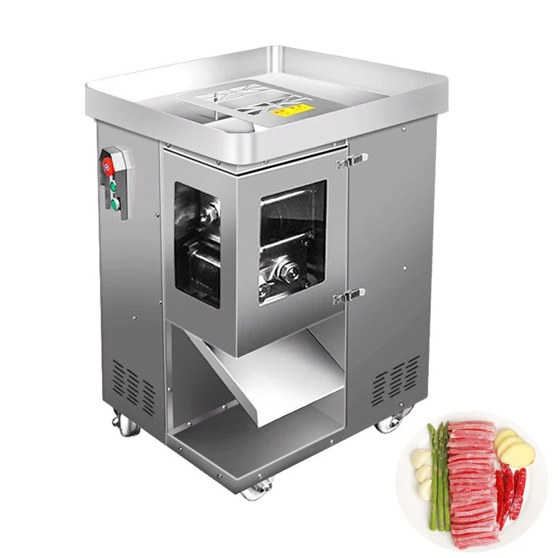 

Stainless Steel Electric Meat Vegetable Cutting Grinder Machine Automatic Slicer for Meat Meat Block Cutter Slice