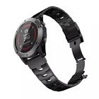 Ремешок из титанового сплава и нержавеющей стали для Garmin Fenix 7X 76 6x Pro 5x plus