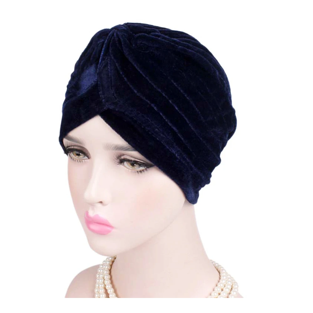 Модные мусульманские хиджабы для женщин и девушек бархатная шапка мусульманская