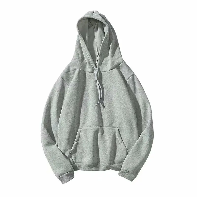 

Streetwear Women Hoodies Crewneck Sweatshirt Kpop Pure Color With Hood Clothes White Hoodie Winter Clothes Loose Casual Tops bts