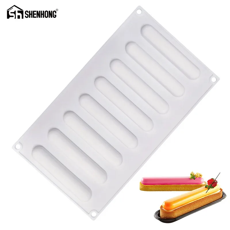 SHENHONG овальная форма для торта и десертов кольцо выпечки силиконовая 3D