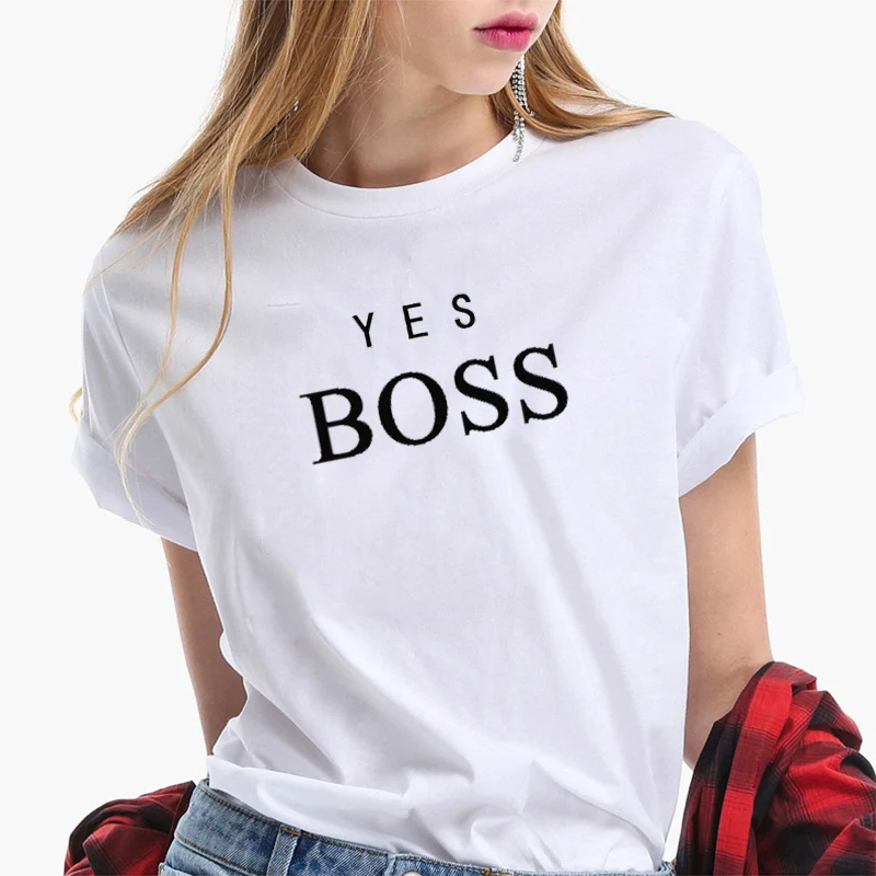 Gourd doll Стиль Харадзюку Каваий да с надписью boss принт футболка женская v образным