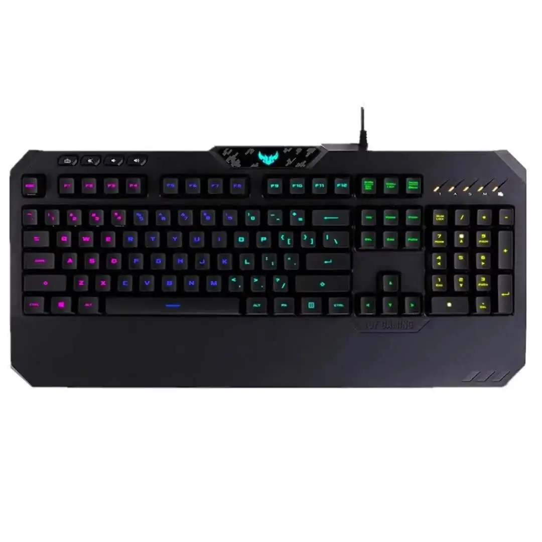 

ASUS TUF Gaming K5 Mechanical Membrane RGB Gaming Keyboard ROGFlare RGB Cherry with Aura Sync RGB Lighting