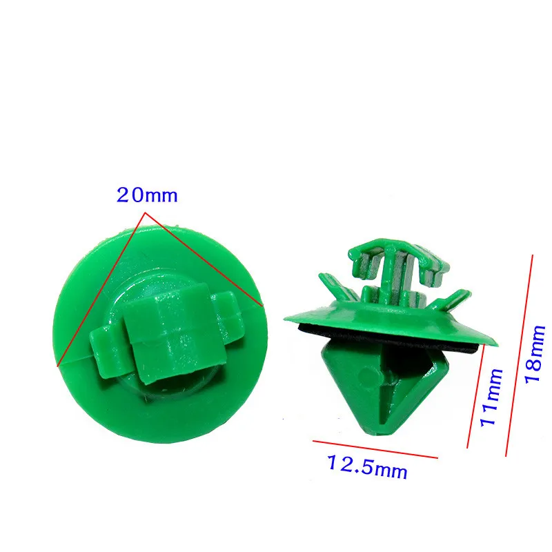 10 шт дверь багажника яркая полоса отделка пряжка зажим для Citroen Triumph C5 C2 Peugeot 308 307