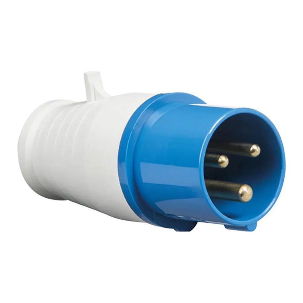 Синий 240V 16 AMP 3 PIN Промышленные полевые розетки и IP44 2P + E Мужская/Женская цепочка из