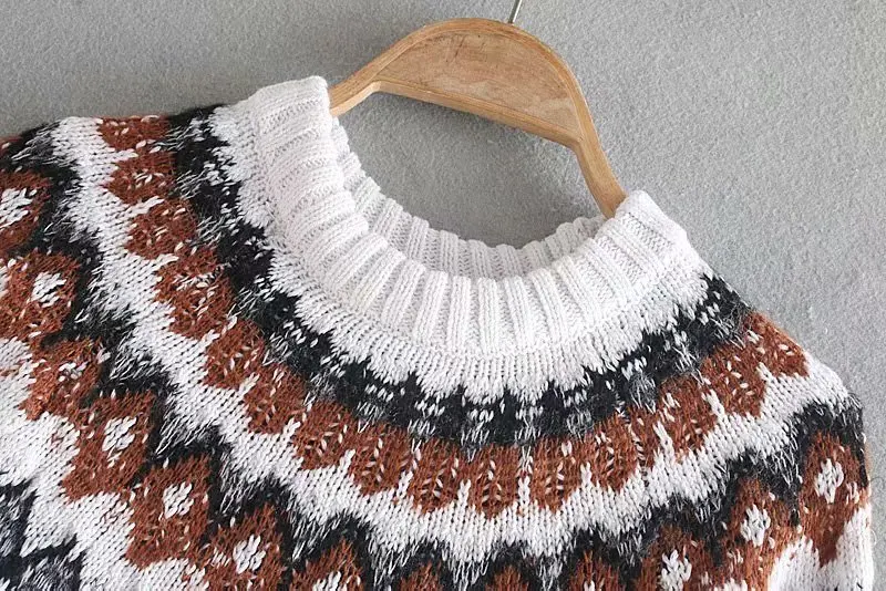 Everkaki вязаные свитера пуловеры женские Boho осень зима цыганские элегантные женские богемные пуловеры свитер женский