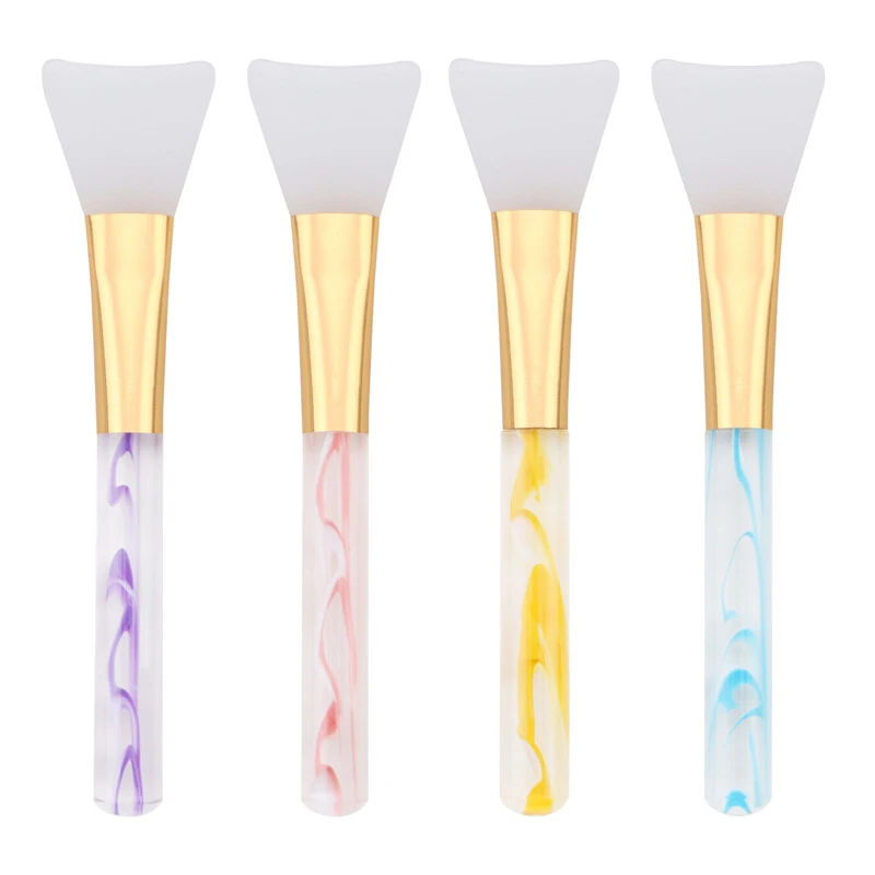 

1Pcs Skin-Care Cosmetic Tool Silicone Facial Face Mask Makeup Brush Beauty Brushes Soft Head Applicator Mask Mud Brush