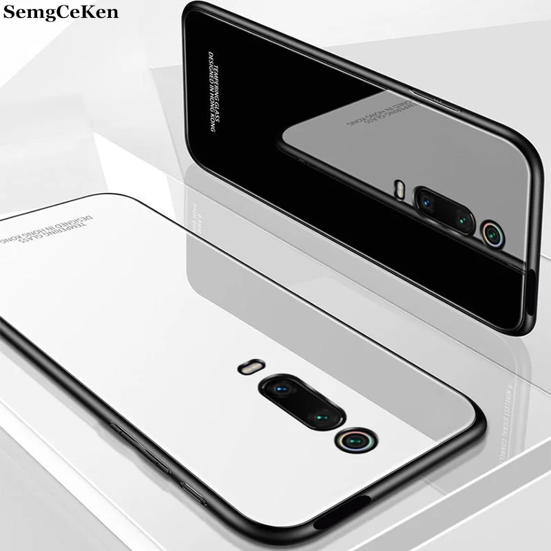SemgCeKen Роскошный Жесткий стеклянный зеркальный чехол для xiaomi redmi k20 pro k20pro k 20