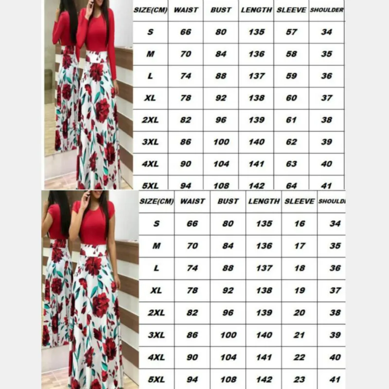 

maxi dress plus size floral long boho sexy party elegant long sleeve bohemian big flower dresses for women 4xl 5xl autumn summer