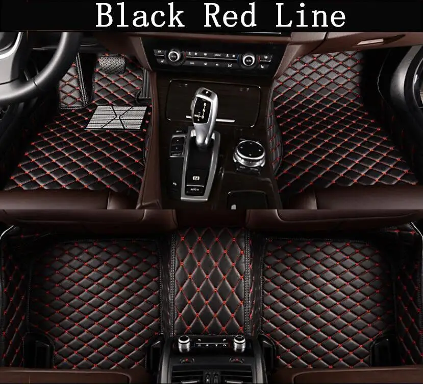 

Car 3D Luxury Leather Car Floor Mats For 01-07 Toyota Sequoia 2001 2002 2003 2004 2005 2006 2007 EMS Free shipping