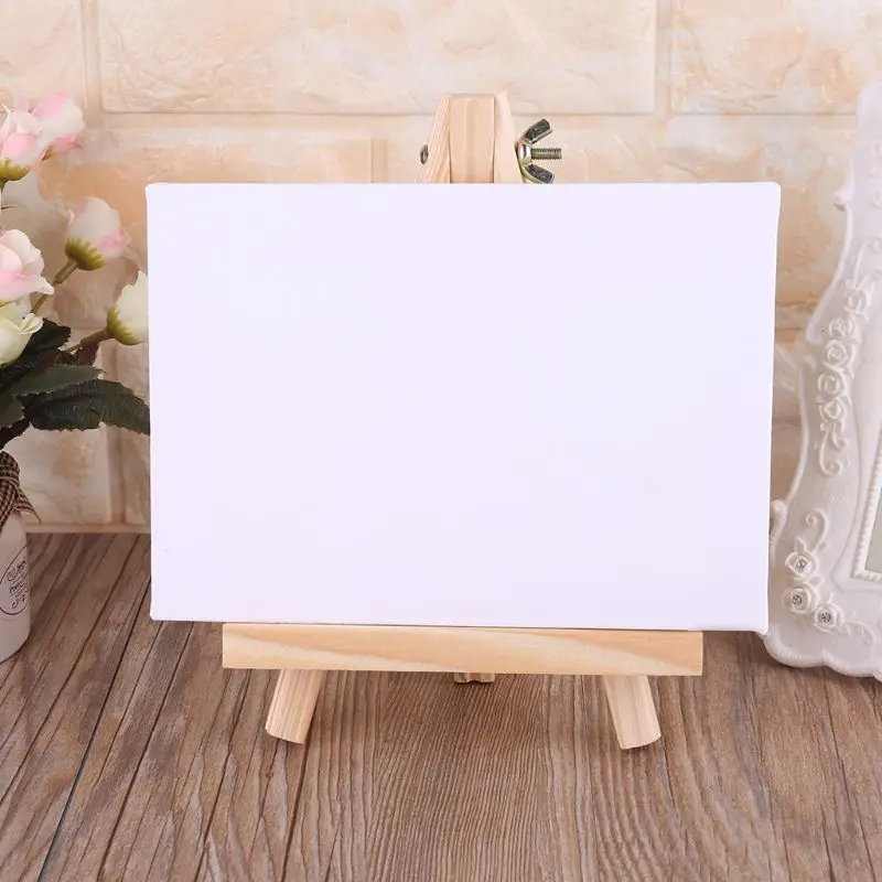 

Mini Blank Canvas For Painting Acrylic Paint With Quality Easel Art Supplies For Painting Artist Stationery Kids Gifts