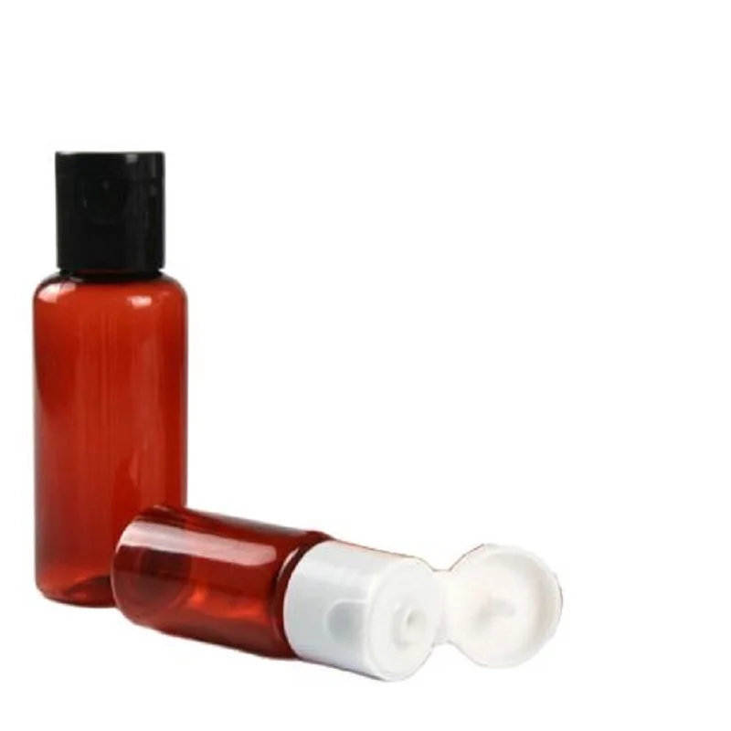 Пустая пластиковая бутылка 50 мл откидная крышка косметический контейнер