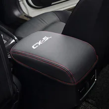 Для Mazda CX 5 CX5 2017 2018 2019 подлокотник коробка Защита PU кожаный коврик