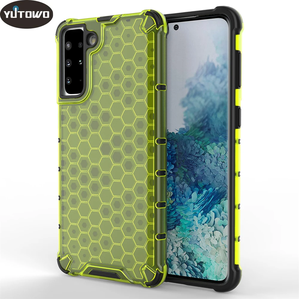 Honeycomb Hybrid Armor Case For Samsung Galaxy Note 20 Ultra A51 A71 A70 A50 A40 A21S S30 S20 S10 Plus M51 Cover Shockproof Case