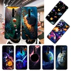 Чехол для телефона Xiaomi Redmi Note 8, 8, 7, 7A 9 9A 9S 8A 4 5 6 iPad Pro черный чехол 3D Etui Роскошные Hoesjes Волшебная космическая планета