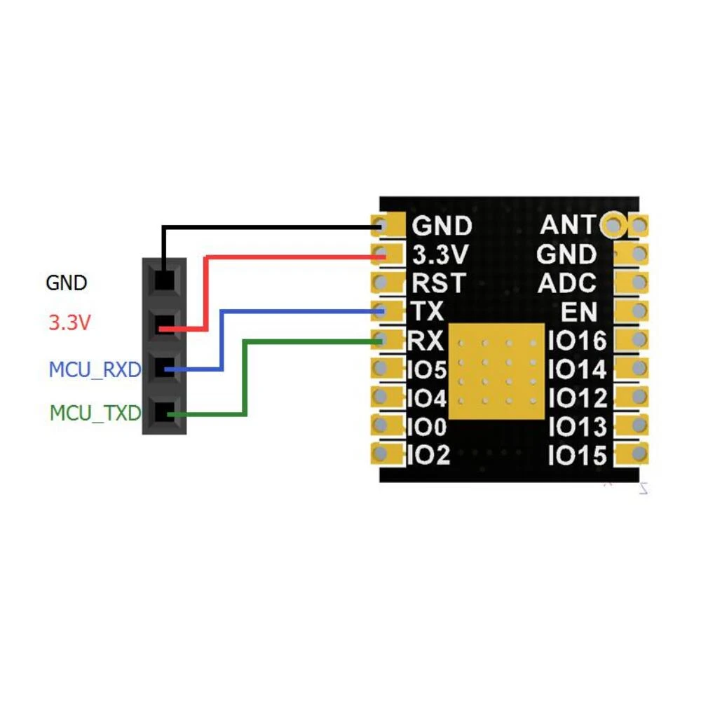Wi-Fi-модуль ESP-01F Ai-Thinker 2 4 ГГц чип ESP8285 последовательный к Wi-Fi беспроводной сквозной