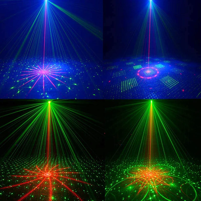 Диско-лампы светодиодсветодиодный RGB лазерные сценические с активацией звуком