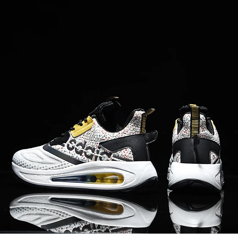 

Man canvas shoes mens tennis sports and leisure sneakers with men's running shock absorber reflective basketball shoes men